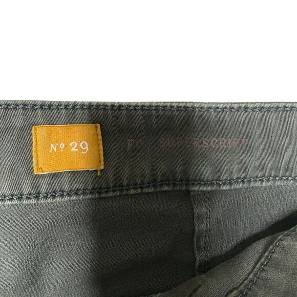 Pilcro and the Letterpress Superscript Jeans Green Skinny Size 29 - Picture 5 of 8